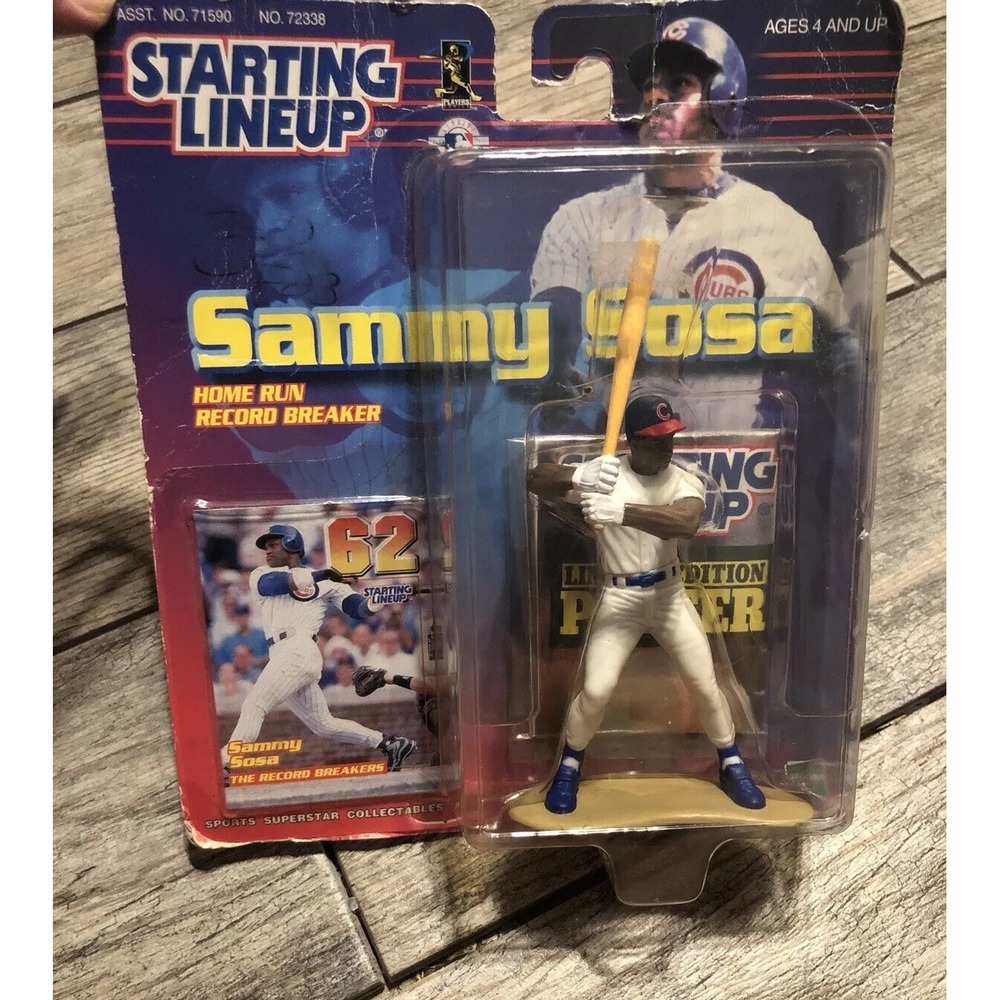 New Vintage Sammy Sosa HR‎ Record Breaker 2000 Starting Lineup Action Figure New